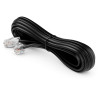 deleyCON 6m Câble Téléphone RJ11 vers RJ45 Modulaire plat RJ11 Fiche vers RJ45 Connecteur Réseau Prise Téléphone Modem Routeur F