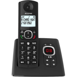 ALCATEL F530 Voice - Téléphone Fixe Sans Fil DECT Avec Répondeur - Grand Écran Rétroéclairé - Mains Libres - Fonction Blocage De
