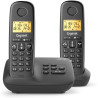Gigaset Start 120A Duo, téléphone DECT, 2 combinés, répondeur, Anthracite | Sans fil, blocage d’appels, écran rétroéclairé 1,5 p