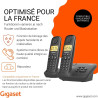 Gigaset Start 120A Duo, téléphone DECT, 2 combinés, répondeur, Anthracite | Sans fil, blocage d’appels, écran rétroéclairé 1,5 p