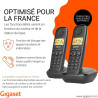 Gigaset Start 120 Duo, téléphone DECT, 2 combinés, Blocage d’appels | Sans fil, écran rétroéclairé 1,5 pouces, mains libres, con