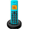 ALCATEL E260 - Téléphone Fixe sans Fil DECT - Design Compact - Grand Écran Rétroéclairé - Mains Libres - Fonction Blocage des Ap