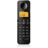 PHILIPS Téléphone Fixe sans Fil D2651B/01 Single - Téléphone sans Fil avec Répondeur - Écran de 1'6 Pouce - Répertoire Téléphoni