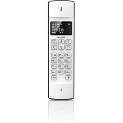 Philips Telephone Fixe sans Fil Linea M4501W/01 Single - Téléphone Fixe DECT – Écran 1,6 Pouce - 16h Conversation – 180h Veille 