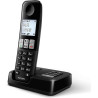 Philips D2551B / 01- Téléphone DECT sans Fil avec 1 combiné avec répondeur, 50 Noms/numéros et Identification de l'appelant - No