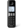Philips D2551B / 01- Téléphone DECT sans Fil avec 1 combiné avec répondeur, 50 Noms/numéros et Identification de l'appelant - No