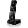 Philips D4701B Téléphone Fixe sans Fil – Téléphone DECT avec Écran 1,8 Pouce – 50 Contacts – 16h Conversation – 250h Veille – No