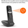 Gigaset AS690A Trio - 3 téléphones DECT sans fil avec répondeur - écran à haut contraste - excellente qualité audio - profils so