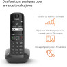 Gigaset AS690A Trio - 3 téléphones DECT sans fil avec répondeur - écran à haut contraste - excellente qualité audio - profils so