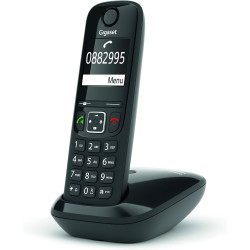 Gigaset AS690 Duo - Téléphone fixe sans fil - 2 combinés - Noir