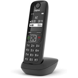 Gigaset AS690A Trio - Téléphone fixe sans fil avec répondeur - 3 combinés - Noir