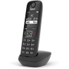 Gigaset AS690A Duo - Téléphone fixe sans fil avec répondeur - 2 combinés - Noir [Version Française]