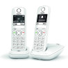 Gigaset AS690 Duo - Téléphone fixe sans fil, 2 combinés avec grand écran rétroéclairé pour un affichage ultra lisible, fonction 