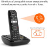 Gigaset AS690A - téléphone DECT sans fil avec répondeur - grand écran à haut contraste - excellente qualité audio - profils sono