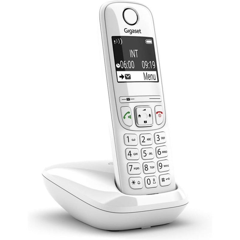 Gigaset AS690 - Téléphone fixe sans fil avec grand écran rétroéclairé pour un affichage ultra lisible, fonction blocage d'appels