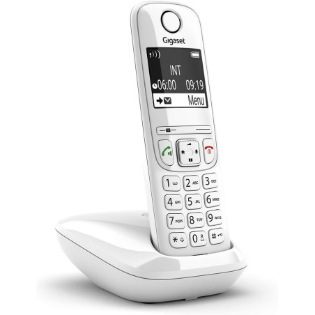 Gigaset AS690 - Téléphone fixe sans fil avec grand écran rétroéclairé pour un affichage ultra lisible, fonction blocage d'appels