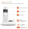 Gigaset AS690A Duo - Téléphone fixe sans fil avec répondeur, 2 combinés avec grand écran rétroéclairé pour un affichage ultra li