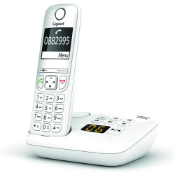 Gigaset AS690A Duo - Téléphone fixe sans fil avec répondeur, 2 combinés avec grand écran rétroéclairé pour un affichage ultra li
