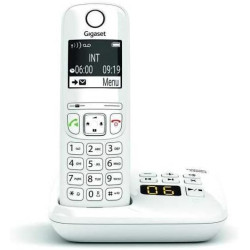 Gigaset AS690A - Téléphone fixe sans fil avec répondeur, grand écran rétroéclairé pour un affichage ultra lisible, fonction bloc