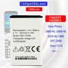 DBO-1000A DBAA-1000A Batterie de Rechange, Compatible avec Doro 2880 4G, 2800 4G/2820 4G/1880, Seniors, DFC-0480, DBAA-1000A, DB