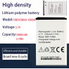 DBO-1000A Batterie de Rechange Compatible avec Doro téléphone 2820,2800,2880,1370 1372 2404 5860 6040 6060 6820 6880 7000H 7439 