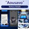 DBO-1000A Batterie de Rechange Compatible avec Doro téléphone 2820,2800,2880,1370 1372 2404 5860 6040 6060 6820 6880 7000H 7439 