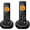 ALCATEL E260 S. Voice Duo - Téléphone Fixe sans Fil DECT avec Répondeur - Design Compact - Grand Écran Rétroéclairé - Mains Libr