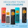 ALCATEL E260 S. Voice Trio - Téléphone Fixe sans Fil DECT avec Répondeur - Design Compact - Grand Écran Rétroéclairé - Mains Lib