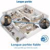 Téléphone sans Fil VTech DECT, répondeur, Blocage d’appels, Identification/Attente d’Appel, répertoire, 13 h autonomie, rétroécl