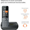Gigaset Comfort 520A - Téléphone DECT sans Fil avec répondeur - Design élégant - qualité Audio supérieure - Blocage d'appels - R