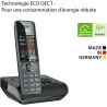 Gigaset Comfort 520A - Téléphone DECT sans Fil avec répondeur - Design élégant - qualité Audio supérieure - Blocage d'appels - R