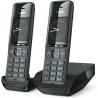 Gigaset Comfort 520 Duo, téléphone DECT, 2 combinés, Blocage d’appels, Gris | Sans fil, mains libres, répertoire 200 contacts, [