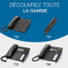 ALCATEL T56 - Téléphone Fixe Filaire - Écran Numérique - Mains Libres - Journal Des Appels Reçus - Touche Rappel - 4 Mémoires Di