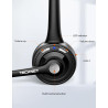 Tecknet casque d'écoute bleutooth, casque d'écoute sans fil avec microphone antibruit pour camionneur, mains libres avec microph