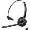 Tecknet casque d'écoute bleutooth & dongle usb, casque d'écoute sans fil avec microphone antibruit pour,mains libres avec microp