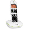 Doro PhoneEasy 100w Téléphone sans Fil DECT pour Seniors avec Grandes Touches et Son Amplifié (Blanc X 1) [Version Française]