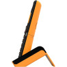 Alcatel s280 noir et orange, mains libres, fonction blocage des appels indesirables, repertoire 50 noms et numéros