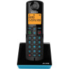 Alcatel S280 duo bleu, Telephone sans fil duo, mains libres, Repertoire 50 noms et numeros fonction blocage des appels indésirab