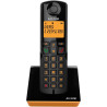 Alcatel s280 duo orange telephone sans fil duo, mains libres, repertoire 50 noms et numeros fonction blocage des appels indésira