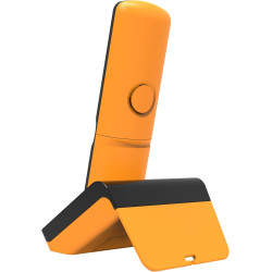 Alcatel s280 duo orange telephone sans fil duo, mains libres, repertoire 50 noms et numeros fonction blocage des appels indésira