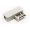 Prise Téléphonique vers RJ11 - Adaptateur Téléphonique avec Connecteur RJ11 - Convient pour la France - Prise T Blanche