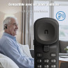 VTech Trimstyle Téléphone filaire avec contrôle du volume de la sonnerie et du récepteur, recomposition du dernier numéro, compa