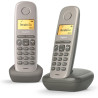 Gigaset A170 Duo - 2 téléphones DECT sans fil - écran avec rétro-éclairage - identification de l'appelant - 18 heures d'autonomi