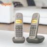 Gigaset A170 Duo - 2 téléphones DECT sans fil - écran avec rétro-éclairage - identification de l'appelant - 18 heures d'autonomi