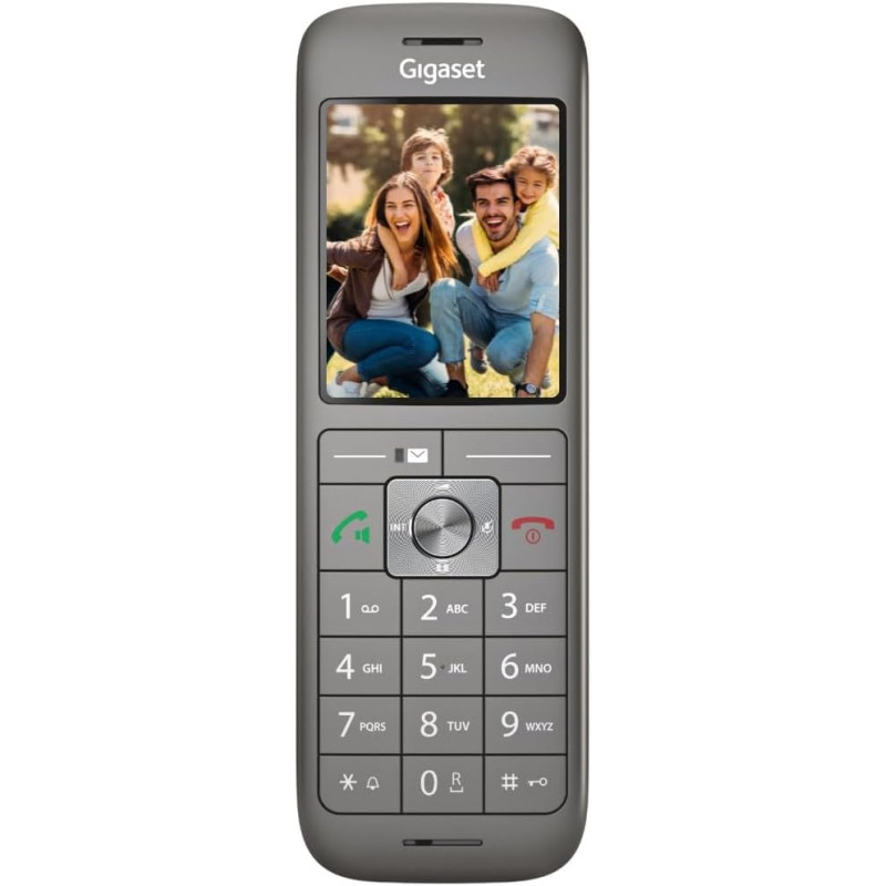 Gigaset CL660HX - Téléphone fixe sans fil - combiné supplémentaire - Gris Anthracite | Sans fil, Socle de charge, [Compatible en