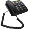 doro téléphone grande touche PhoneEasy331ph noir (import Allemagne)