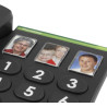 doro téléphone grande touche PhoneEasy331ph noir (import Allemagne)