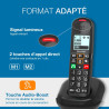 ALCATEL XL685 Duo - Téléphone Fixe sans Fil DECT Senior Format XL - Écran Graphique Haute lisibilité - Grandes Touches - Audio B