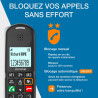 ALCATEL XL685 Duo - Téléphone Fixe sans Fil DECT Senior Format XL - Écran Graphique Haute lisibilité - Grandes Touches - Audio B