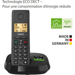 Gigaset Pure 220A Trio, téléphone DECT sans Fil, 3 combinés, répondeur | Blocage d’appel, mains libres, [Compatible en DE, IT, F